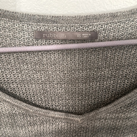 Rubbish gray sweater XS - Picture 2 of 4